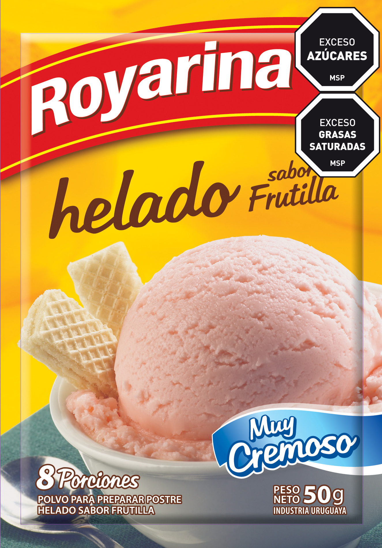 Helado Frutilla - Nerilan Uruguay